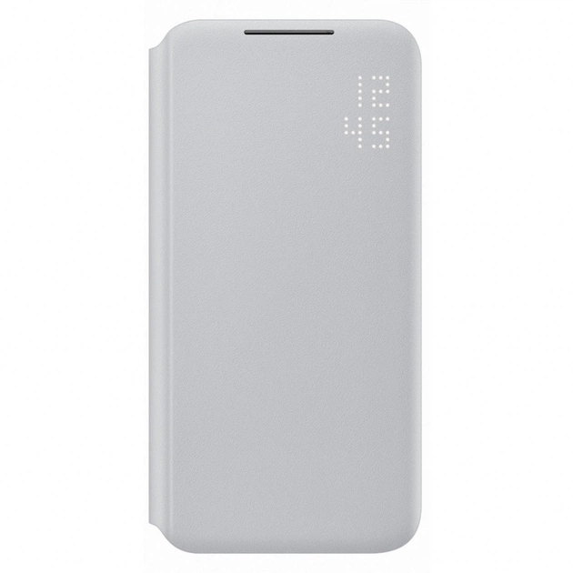 Чехол для мобильного телефона Samsung Smart LED View Cover Galaxy S22 Light Gray (EF-NS901PJEGRU) - изображение 1