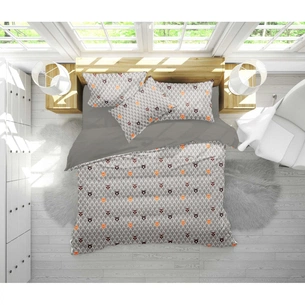 Постільна білизна MirSon Бязь 17-0526 Fabulous forest grey Сімейна 160x220 (2200003668209) зображення 1