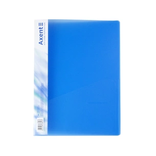 Папка-швидкозшивач Axent A4 700 мкм Прозора синя (1304-22-A) зображення 1