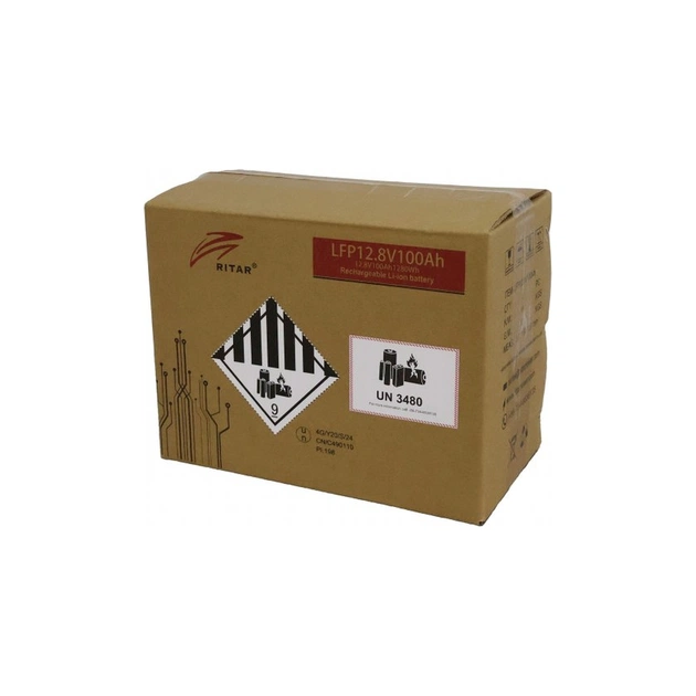 Батарея LiFePo4 Ritar 12V-100Ah (LFP12.8V100Ah G1) - picture 3
