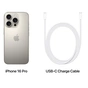 Мобільний телефон Apple iPhone 16 Pro 256GB Natural Titanium (REF A+) BREEZY (2QMYNL3) - зменшене зображення 8