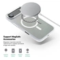 Чохол до мобільного телефона Armorstandart Unit MagCase Apple iPhone 17 Air Clear Silver + Orange Button Set (ARM90583) - зменшене зображення 4