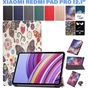 Чохол до планшета BeCover Smart Case Xiaomi Redmi Pad Pro 12.1'' Butterfly (711306) - зменшене зображення 8