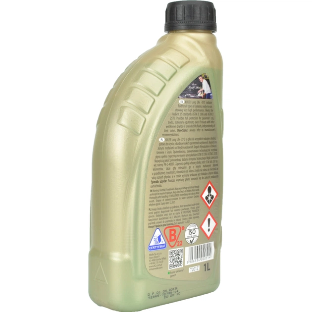 Антифриз K2 KULER -35C 1л GREEN (T201Z) - изображение 3