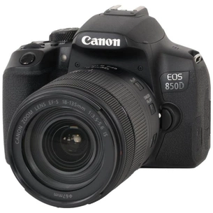 Цифровий фотоапарат Canon EOS 850D kit 18-135 IS nano USM Black (3925C021) зображення 1