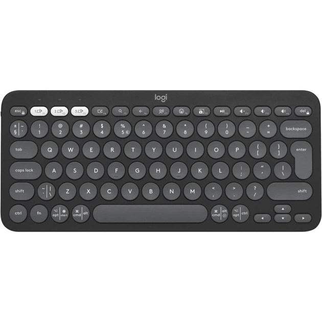 Клавиатура Logitech K380s Multi-Device Bluetooth UA Graphite (920-011851) - изображение 1