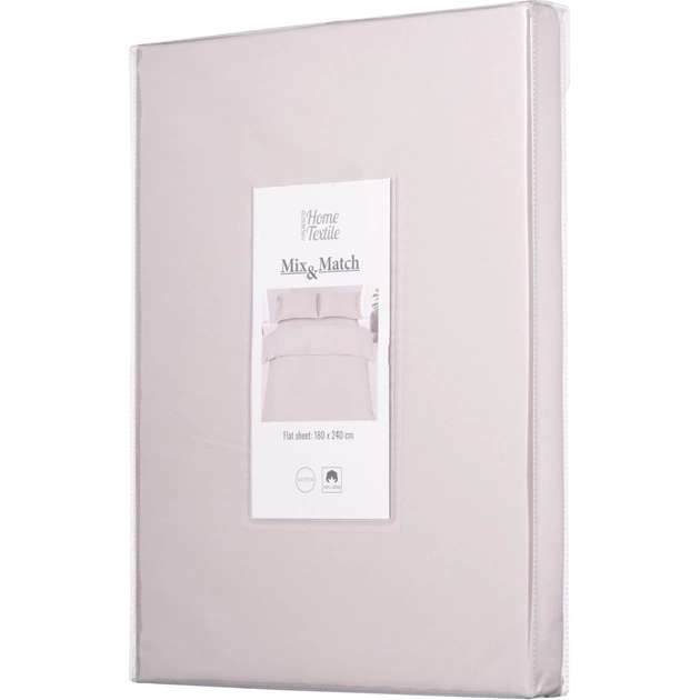 Простынь Ardesto Mix&Match сатин 180х240 см айвори (ART1824FSC) - изображение 5
