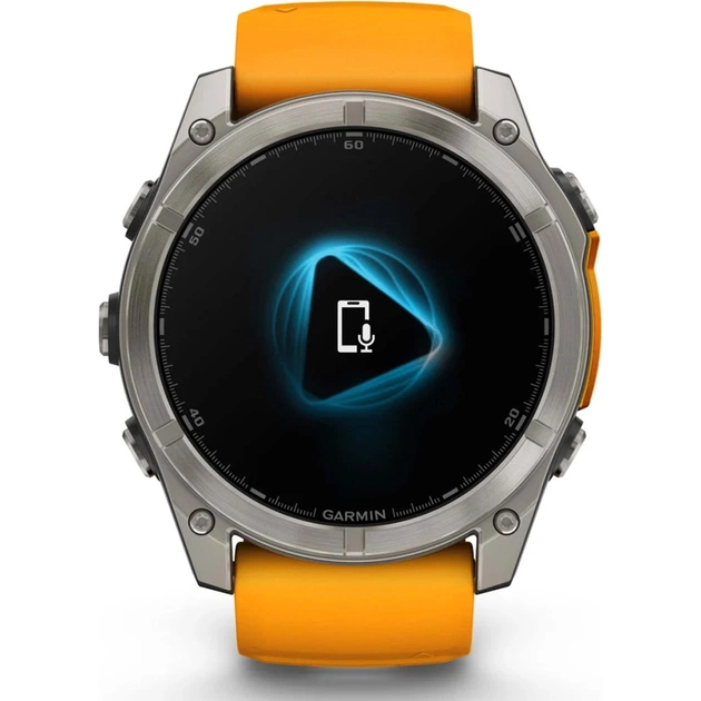 Смарт-часы Garmin fenix 8 51mm, AMOLED, Saph, Ti/Bare/Grpht, SparkOrg/GrphtBd, (010-02905-11/010-02905-53) - изображение 11