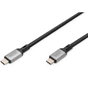 Дата кабель USB-C to USB-C 3.0m USB 4.0 black Digitus (DB-300443-030-S) - уменьшенное изображение 1