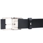 Ремінь Grande Pelle Шкіряний брючний з квадратною пряжкою Чорний (11679) - зменшене зображення 6