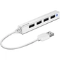 Концентратор Speedlink SNAPPY SLIM USB Hub, 4-Port, USB 2.0, Passive, White (SL-140000-WE) - зменшене зображення 1