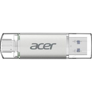 USB флеш накопитель Acer 32GB UP300 Silver USB 3.2/Type-C (BL.9BWWA.588) изображение 1