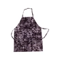 Фартух MirSon рогожа/напівпанама №216 - Black flowers (2200006754435) - зменшене зображення 1
