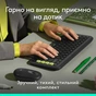 Комплект Logitech POP Icon Combo Bluetooth UA Graphite (920-013156) - зменшене зображення 3