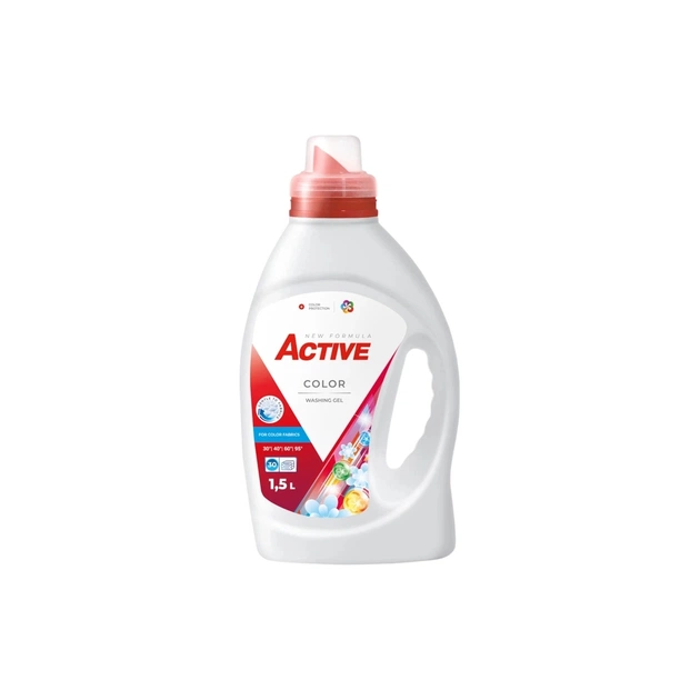 Гель для стирки Active PR Color С ароматом свежести 1.5 л (4820196010326) - изображение 1