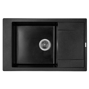 Мийка кухонна GRANADO Almeria black shine (gr3101) зображення 1