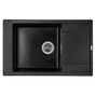 Мийка кухонна GRANADO Almeria black shine (gr3101) - зменшене зображення 1