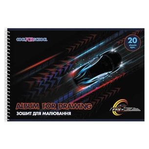 Альбом для малювання Cool For School на пружині Speed 20 аркушів (CF60903-06) зображення 1