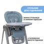 Стілець для годування Chicco Polly Magic Relax New Сіро-блакитний (79502.96) - зменшене зображення 2