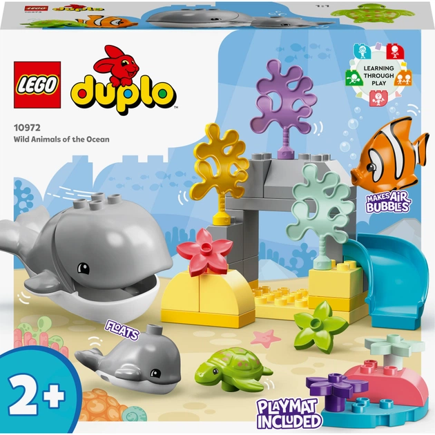 Конструктор LEGO DUPLO Town Дикі тварини океану 32 деталей (10972) - зображення 1