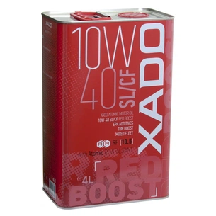 Моторна олива Xado 10W-40 SL/CF, Red Boost 4 л (ХА 26244) зображення 1