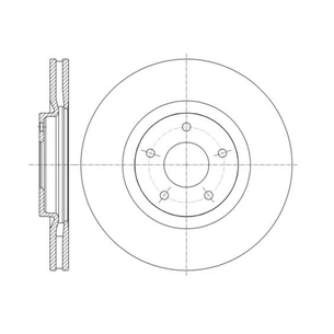 Гальмівний диск REMSA 61349.10 зображення 1
