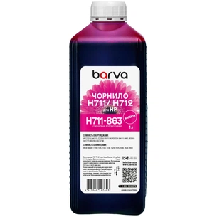 Чорнило Barva HP 711/712 1L M, water-soluble (H711-863) зображення 1