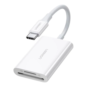 Зчитувач флеш-карт Ugreen USB-C 3.1 to TF/SD CM265 White (35506) зображення 1