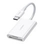 Зчитувач флеш-карт Ugreen USB-C 3.1 to TF/SD CM265 White (35506) - зменшене зображення 1