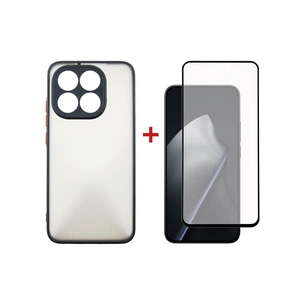 Чохол до мобільного телефона Dengos Matte Cover + Glass Xiaomi 15T Black (DG-KM-199) зображення 1
