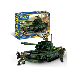 Конструктор iBlock Армія Танк Т-72 899 деталей (PL-921-392) зображення 1