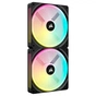 Кулер до корпусу Corsair iCUE Link QX140 RGB PWM PC Fans Starter Kit with iCUE LINK System Hub (CO-9051004-WW) - зменшене зображення 7