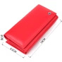 Гаманець ST Leather З натуральної шкіри Червоний (23114) - зменшене зображення 3