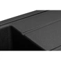 Мийка кухонна GRANADO TOLEDO black shine (gr2101) - зменшене зображення 5