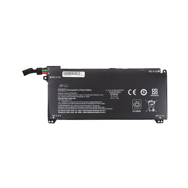 Акумулятор до ноутбука HP Omen 5 Air 15-dh0006TX (PG06XL) 11.1V 5100mAh PowerPlant (NB462223) - зображення 1