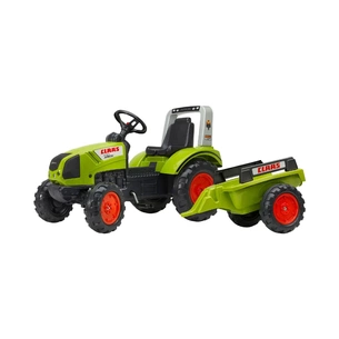 Веломобіль Falk трактор на педалях із причепом Зелений (1040AB) изображение 1