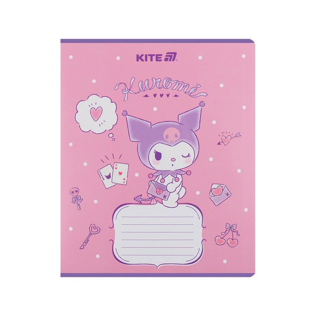 Тетрадь Kite Kuromi, 12 листов, линия (HK25-234-2) - изображение 12