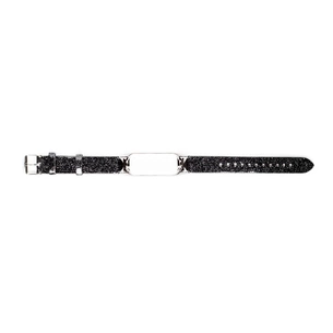 Ремінець до фітнес браслета XoKo Leather для Xiaomi Mi Band 3/4 Black Spase (XK-XM-LT-BK) зображення 1