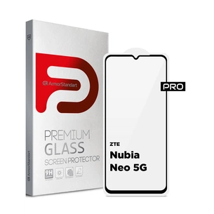 Скло захисне Armorstandart Pro ZTE Nubia Neo 5G Black (ARM70678) зображення 1