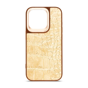 Чохол до мобільного телефона Harder Crocosaur Apple iPhone 15 Pro Beige (ARM76703) зображення 1