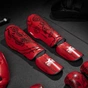 Захист гомілки і стопи Phantom Muay Thai Red S/M (PHSG2678-SM) - зменшене зображення 6