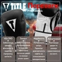 Боксерські рукавички Title Premier Leather Black/White M 12 oz (TSBG2 M BK/WH) - зменшене зображення 3