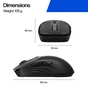 Мишка HP 700 Rechargeable Wireless/Bluetooth Black (AZ7B0AA) - зменшене зображення 3