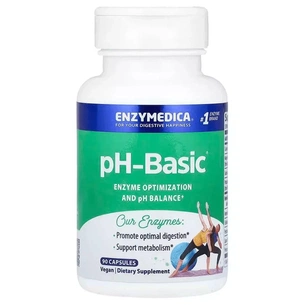 Пробіотики Enzymedica Ферменти підтримки pH балансу, pH-Basic, 90 капсул (ENZ-29100) зображення 1