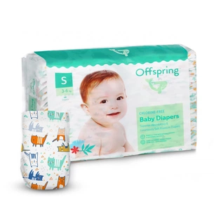Підгузки Offspring Cat Розмір S 3-6 кг 48 шт (DP-OI-FAT-S48P-MTC) зображення 1