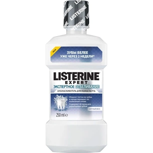 Ополіскувач для порожнини рота Listerine Expert Экспертное отбеливание 250 мл (3574661207025) зображення 1