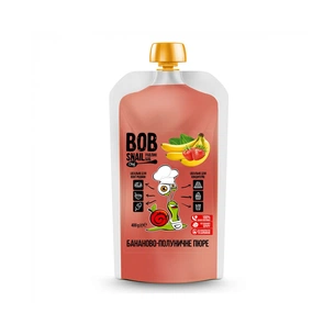 Дитяче пюре Bob Snail Банан-Полуниця 400 г (4820219343066) зображення 1