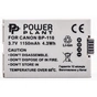 Акумулятор до фото/відео PowerPlant Canon BP-110 Chip (DV00DV1384) - зменшене зображення 2