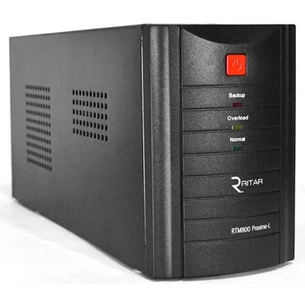 Пристрій безперебійного живлення Ritar RTM800 (480W) Proxima-L (RTM800L) зображення 1