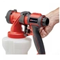 Фарбопульт Einhell TE-SY 18/90 Li - Solo, 18V, 1000мл/хв, 1200мл (без АКБ та ЗП) (4260040) - зменшене зображення 4